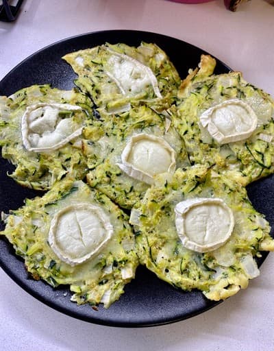 Tortitas de calabacín Tortitas de calabacín