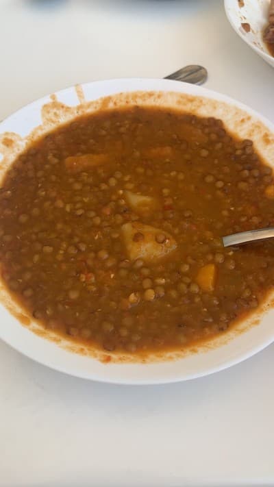 Lentejas con verduras Lentejas con verduras