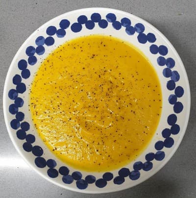 Crema de calabacín y zanahoria Crema de calabacín y zanahoria