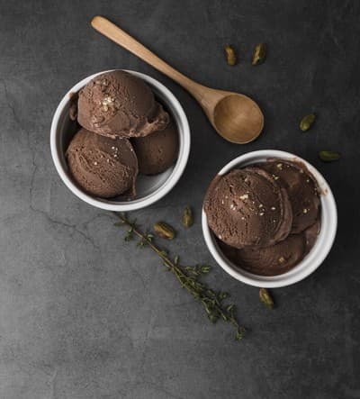 Helado de chocolate y plátano 🍌 🍫 Helado de chocolate y plátano 🍌 🍫