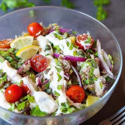Ensalada de verano con atún 🏝 Ensalada de verano con atún 🏝