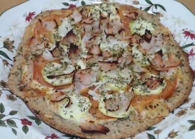 Pizza masa integral sin reposo