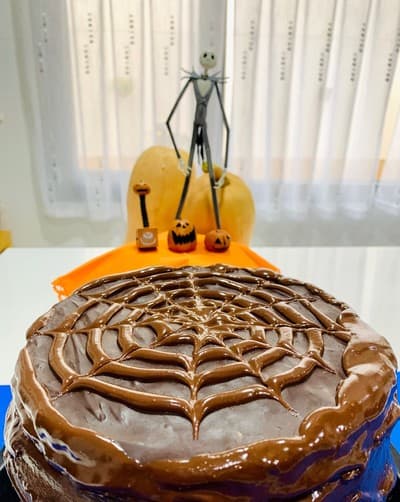 HALLOWEEN SPIDER CAKE🕸  🎃 